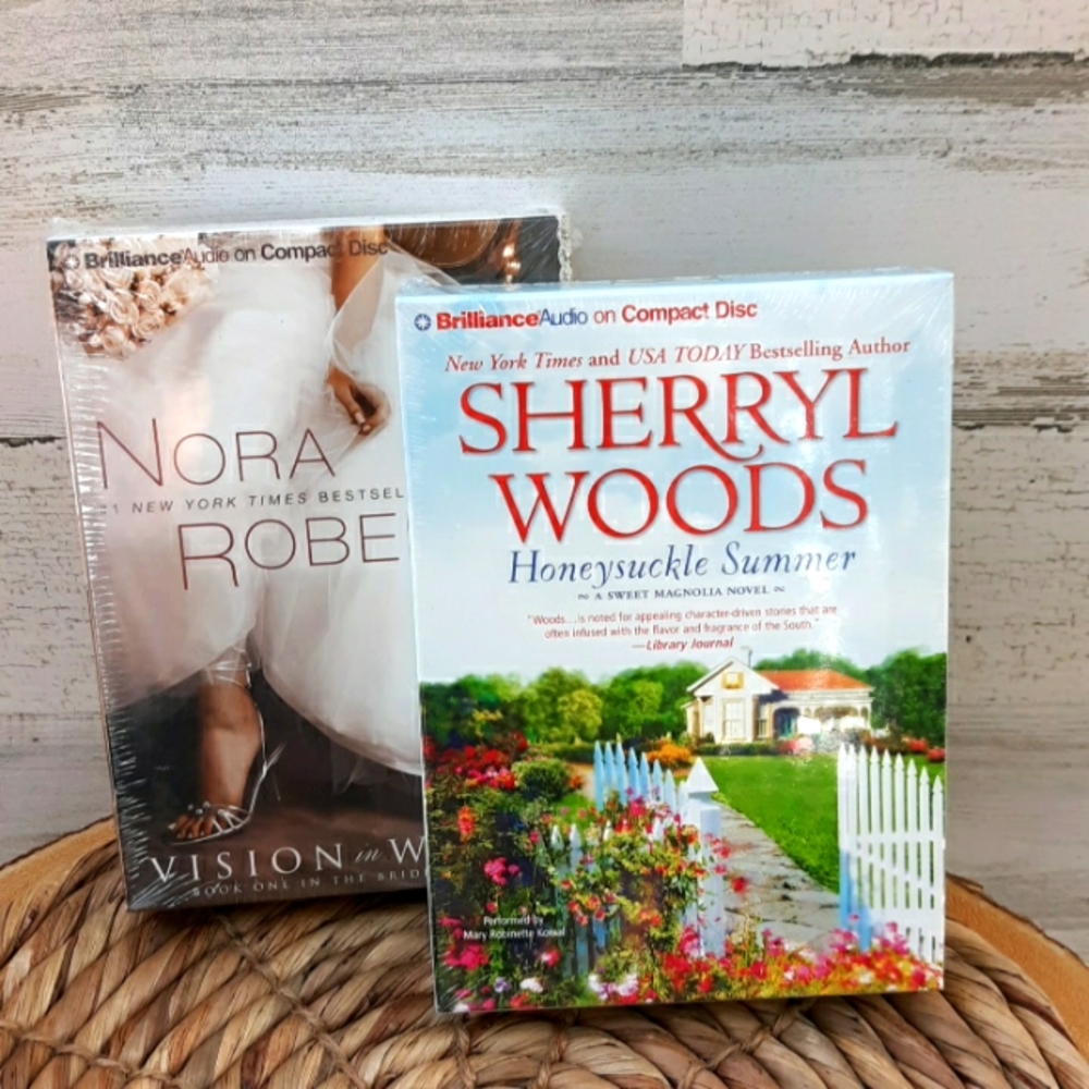 NWT TWO AUDIO COMPACT DISC BOOKS